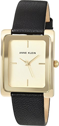 Anne Klein leather wristwatch - model ak/2706chbk