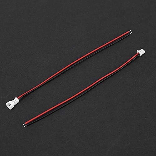 20 Pairs 1.25 mm JST 2 Pin Micro Electrical Male and Female Connector Wire Male Female Plug Connector Wires Tin Plated Copper Wire