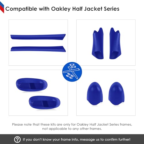 Image of BLAZERBUCK Replacement Sock Kits Earsocks & Nosepieces for Oakley Half Jacket XLJ Sunglass