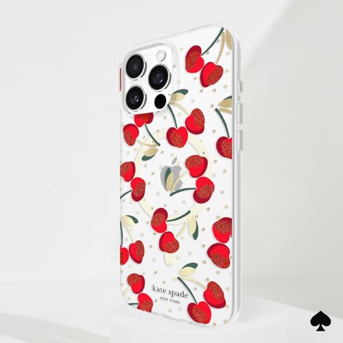 kate spade new york iPhone 16 Pro Max Case - Cherry Dot Gems - image 8