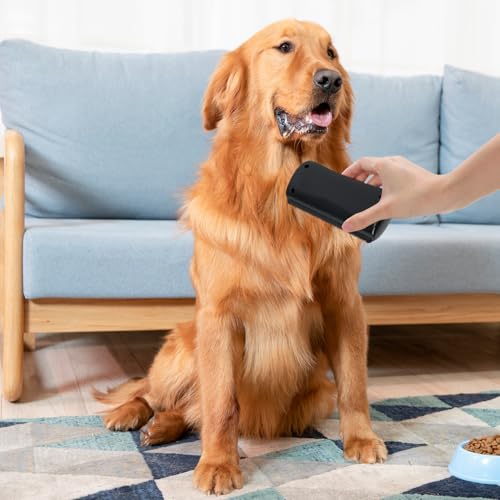 Image of Deshedding Dog Brush, Dog Grooming Brush for Shedding, Pet Hair Removal Tool for Cats, Dogs, Horses, Easy Hair Removal for Pets