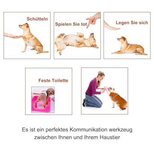 Diyife Hunde Clicker, Trainings-Clicker mit Großem Knopf und Handschlaufe, Klicker Set für Hundeerziehung und Hundetraining, für Hund, Katze, Pferd (3 Stück, Schwarz)
