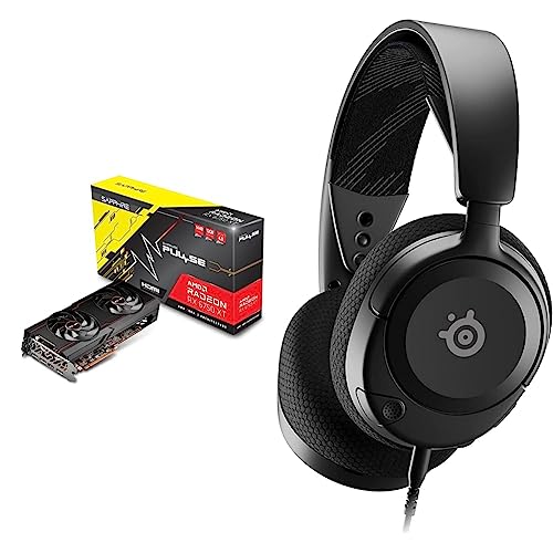 Sapphire Technologies Pulse AMD Radeon RX 6750 XT pci_e_x16 Graphic Card & SteelSeries Arctis Nova 1 Bundle | Esports Gaming Bundle | Graphics Card + Gaming Headset