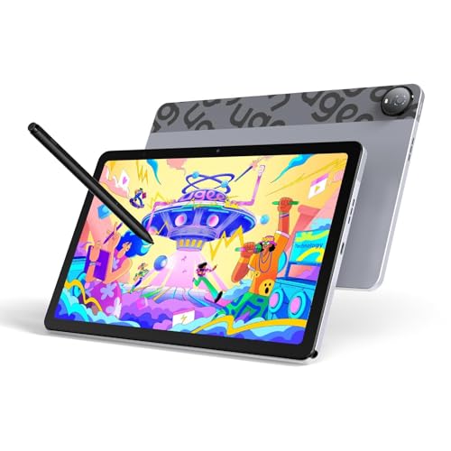 UGEE Pad Drawing Tablet No Computer Needed,Android 14 tablet drawing Stand for 7000mAh+18W Battery,6GB+128GB Fun Drawing Pad 2K Ultra HD Large Screen with Full-Laminated Screen,Standalone Tablet 10.36
