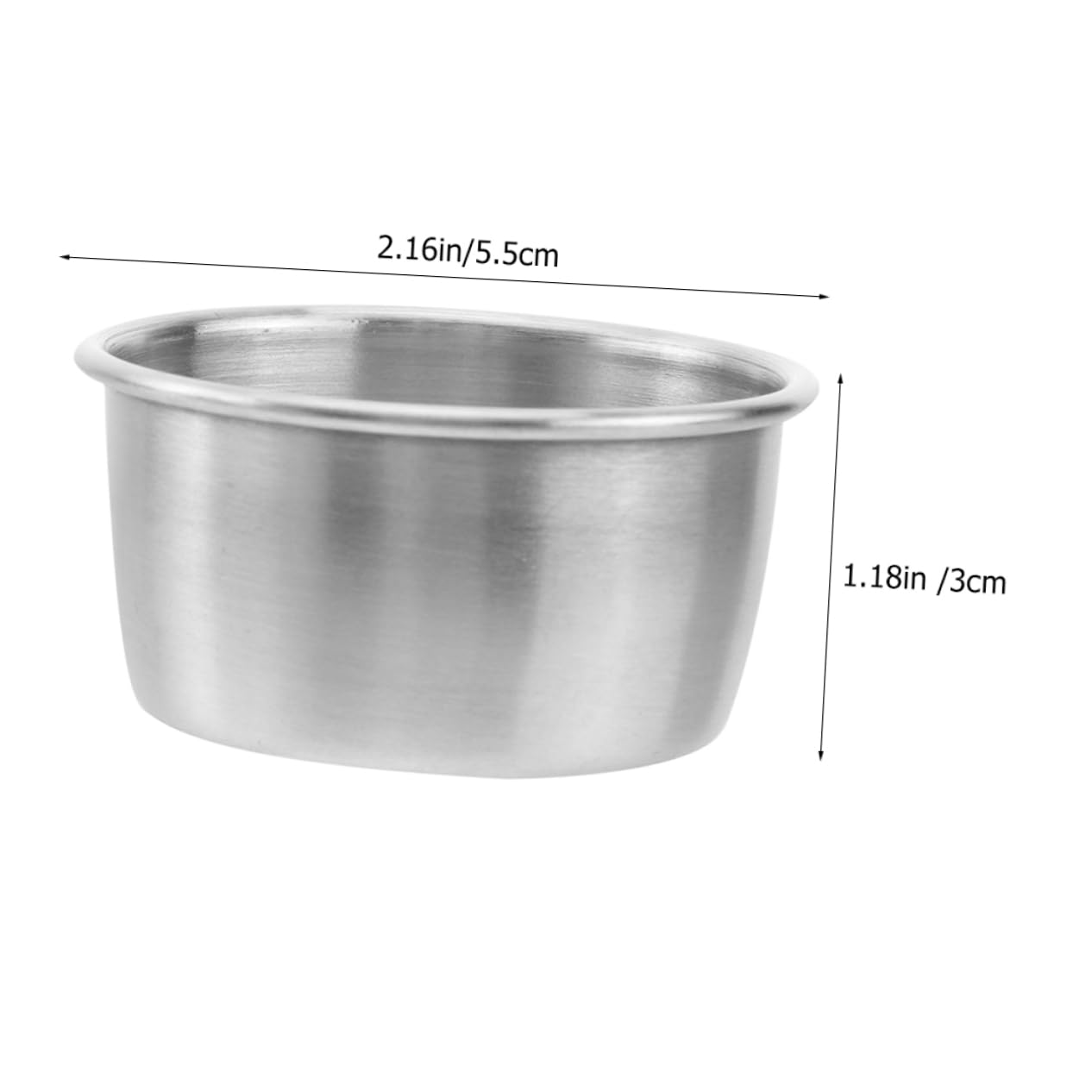 AUTSUPPL 4pcs Dipping Sauce Cups Snack Condiment Containers for Ketchup Chili Sauce and Seasoning Lightweight and Easy to Clean for Home Use