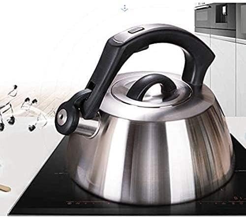 Whistling Kettle Whistling Tea Kettle Tea Kettle Stovetop Stainless Steel Kettle with Mirror Finish, Anti-Scald Handle