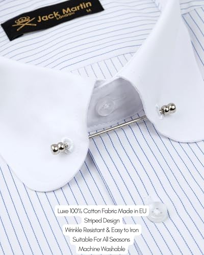 Men's Club Collar Dress Shirt with Pin Collar Bar | Burundi | Ubuy