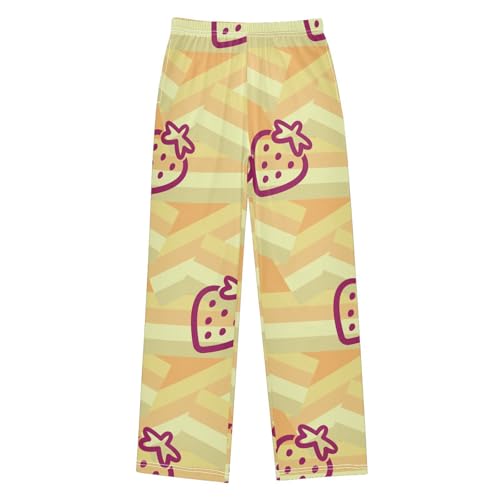 Berry and Chip Boys Pants Boys Athletic Pants Long Pant for Boywith Pockets Wide-Leg Size 6-14Y