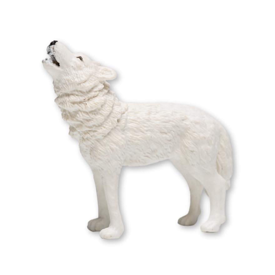Amazon.com: ZAGA Toys White Howling Wolf : Toys & Games