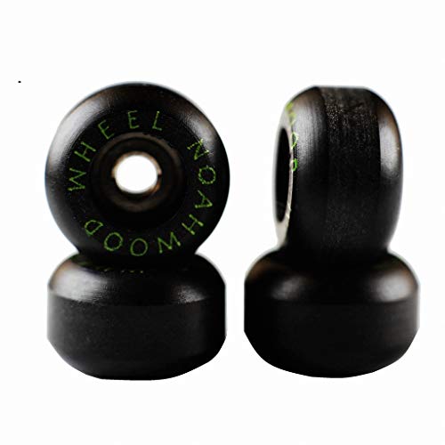 NOAHWOOD Fingerboards PRO Wheels(PRO Bearing 4Pcs/Set) (Black, II)