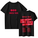 B T S Shirts for Women,Bangtan Boys Tshirt is Back World Tour 2026-2027 Tshirt B T S Merchandise Concert Support Tops