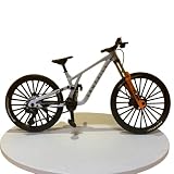 rocker irok+ seafoam mini bmx MODELO MINIATURA DETALLADO: Réplica de bicicleta de montaña de aleación de fundición a presión a escala 1:6 con suspensión completa, horquilla delantera y detalles realistas para una decoración auténtica