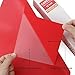 CAREGY Heat Transfer Vinyl HTV for T-Shirts 12 Inches by 12 Feet Roll (Red)