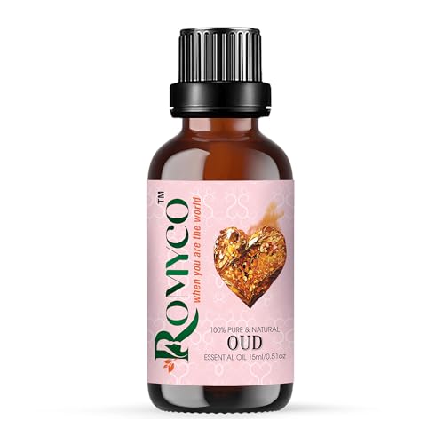 Image of Romyco White Oud Essential Oil 15ml (Arabic White) for Use in Diffuser | Long-Lasting Luxury Perfume, Cologne, Scent for Men & Women | Alcohol-Free | Pure Natural & Undiluted