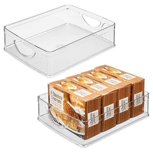 InterDesign iDesign Plastic Stackable Pantry Bin - Storage Bin wi...