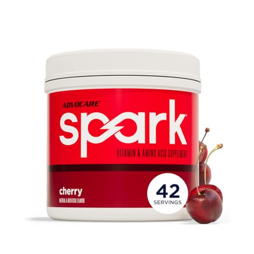 Image of AdvoCare Spark - Energy Drink Mix - Vitamin & Amino Acid Supplement - Supports Energy & Focus - Portable Immune Support - Sugar-Free - Cherry, (10.5 oz)