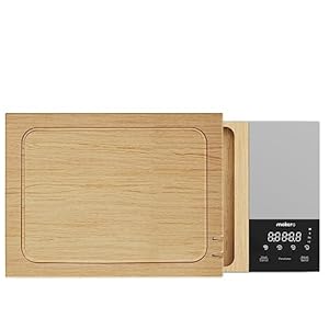 Smart Meal Prep Cutting Board 8 in 1 Functional Bamboo Cutting Board Set with Knife Sharpener Timing Scale Detachable Waterproof Cutting Board for Cooking Baking and Meal Prep