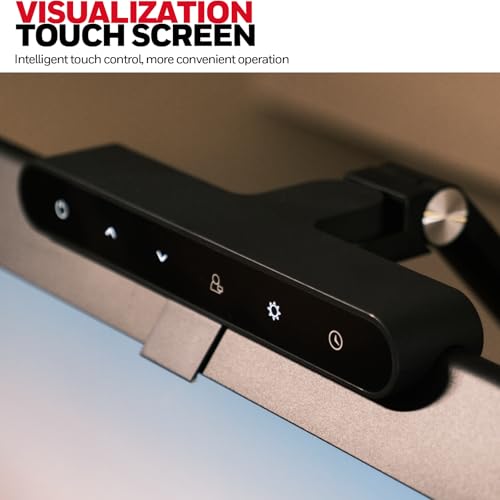 Honeywell LED Desk Lamp with Base - HJ1BK Sunturalux Eye-Caring Architect Desk Lamp for Home Office, 1200LM Computer Desk Light 4 Color Modes Stepless Dimming Task Desk Light with Timer Black