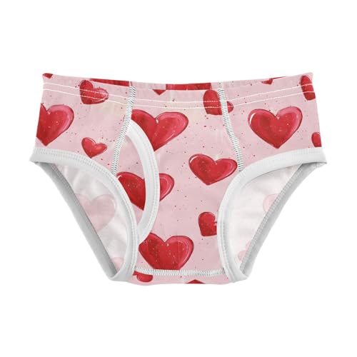 Red and Pink Hearts Black Toddler Boy's Underwear 2T 202b9101