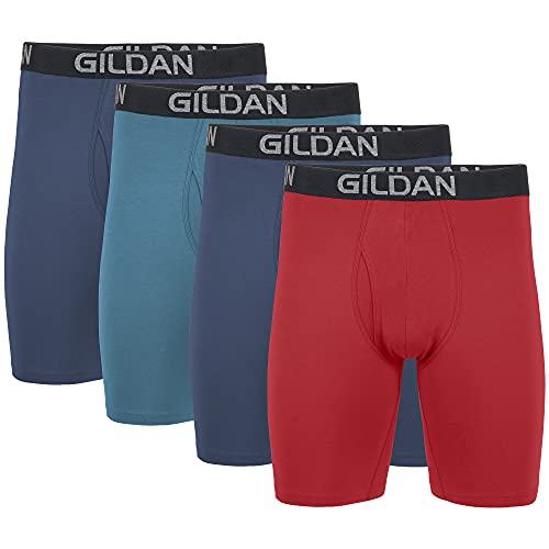 Image of Gildan Men's Cotton Stretch Boxer Briefs, Multipack