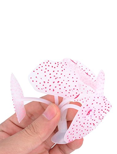 Image of Emily Pets Silicone Aquarium Fish Tank Decor Artificial Coral Silicon Plant for Underwater Decoration Combo Pack of 2 (Pink)