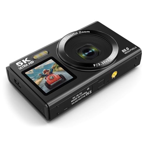 Appareil photo numérique pour voyage et streaming WiFi avec son zoom 18x ultra précis