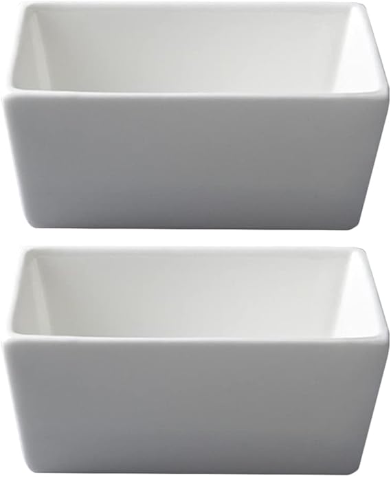 DOITOOL 2PCS Ceramic Sugar Packet Holder Tea Bag Bowl