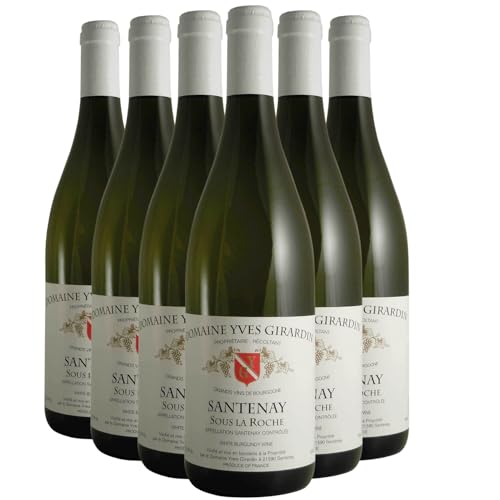 Santenay Sous la Roche blanco 2024 - Domaine Yves Girardin - DOP - Borgoña - Francia - Variedades de uva Chardonnay - 6x75cl