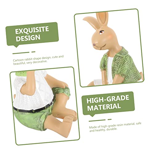 Figurines de lapin résistantes aux intempéries pour sublimer votre pelouse