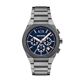 Armani Exchange A|X Chronograph Men’s Watch, Gunmetal Navy
