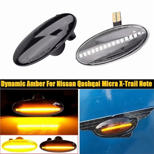 Clignotant led clignotant dynamique Nissan Qashqai J10 X-Trail Cube Micra