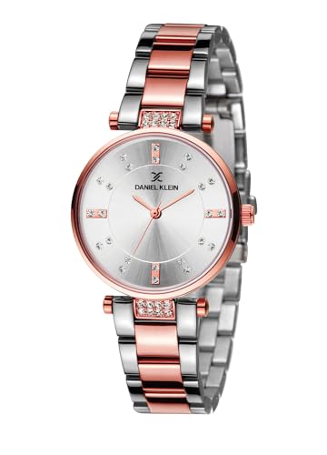 Daniel Klein Analog Silver Dial Women's Watch-DK11328-6