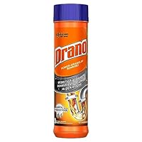 Drano (Mr Muscle) Extra Stark, Power-Granulat Rohrfrei Abflussreiniger, entfernt Rohrverstopfungen in der Küche, 10 Anwendungen, 1er Pack (500g)