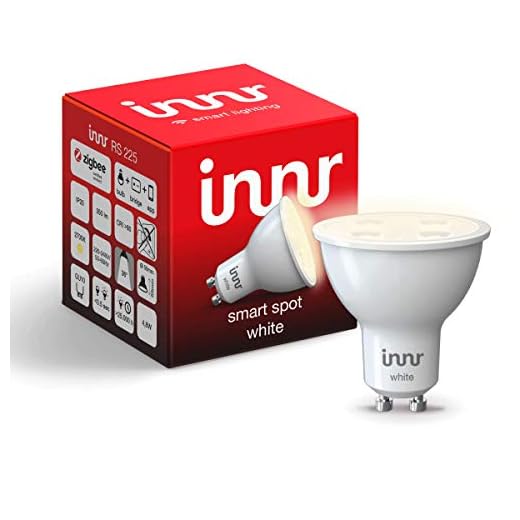 Innr GU10 ampoule LED connectée Blanc, compatible avec Philips Hue* & Alexa (hub connecté requis) RS 225