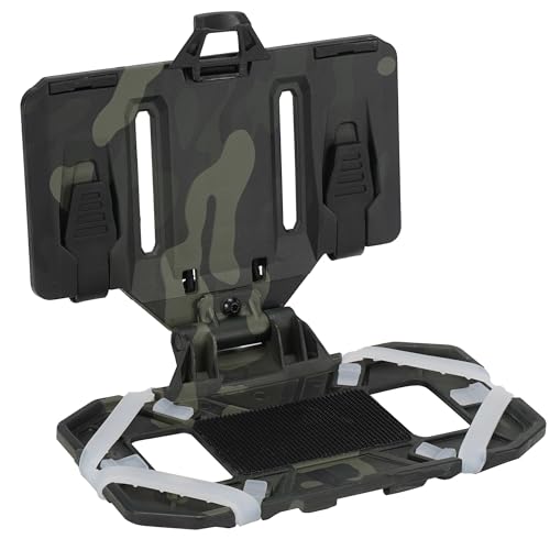 SIVIGEAR Tactical Phone Holder for Plate Carrier Vest, Quick Release & Adjustable Phone Mount, Compatible with 4.7-6.7 inch Smartphones, Durable Tactical Accessories for Outdoor Enthusiasts MCBK