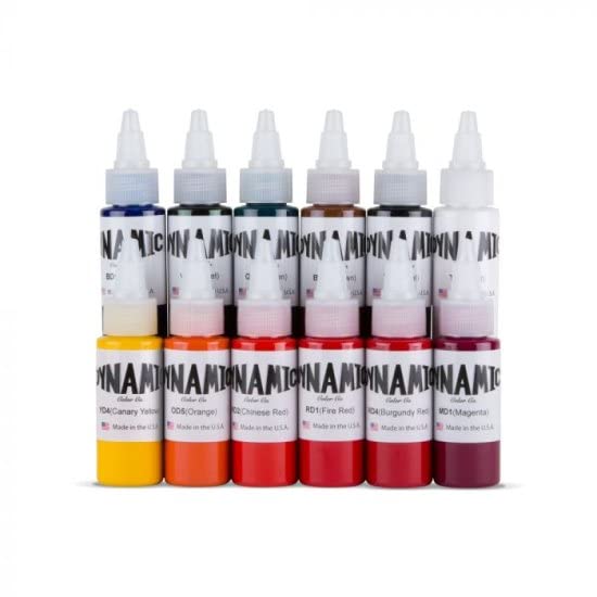 セール Dyanmic 12 Colors Set ダイナミックタトゥーインク Amazon.co.jp: ダイナミック タトゥーインク 主要カラー 12色セット
