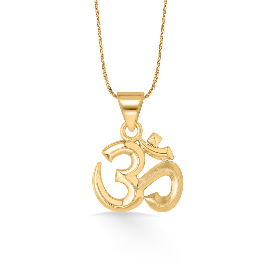 P.N.Gadgil Jewellers 22 Karat (916) BSI Hallmarked Yellow Gold Devine Om ReligiousPendant For Women/Men GP17-image-18