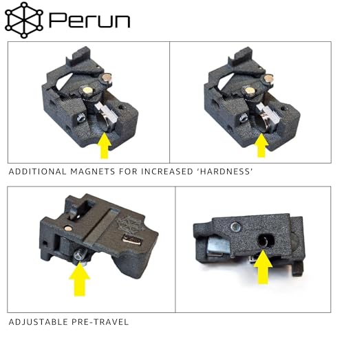 Image of Perun Mosfet Upgrade for AEG Airsoft Rifle V2 Tokyo Marui Gearbox V3, G&G ETU Gearbox, Krytac Kriss Vector, VFC G28 /HK417 Gearboxes, and HPA Systems - Programmable Fire Modes, Precocking, DMR Mode