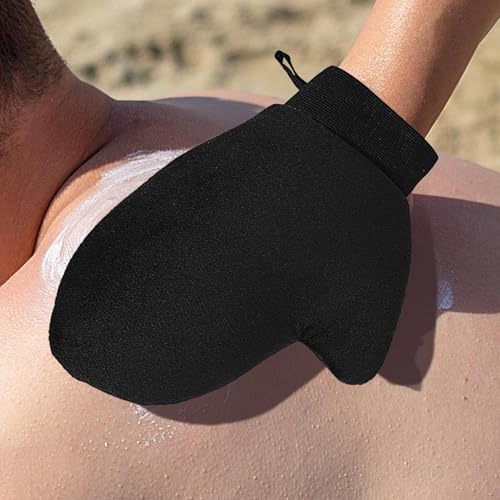 Manopla de bronceado, autobronceador sin sol, portátil, aplicador de bronceado, guante de masaje para hombres, mujeres, manos, piernas, cuerpo, cara, piel sensible, ducha de viaje - imagen 3