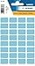 Produktbild Etikett 12x19mm Vielzweck blau 160Et 1Pack