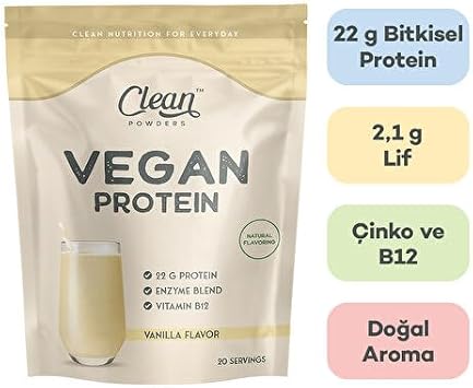 Clean Powers Vegan Protein 600 Gr - Vanilla