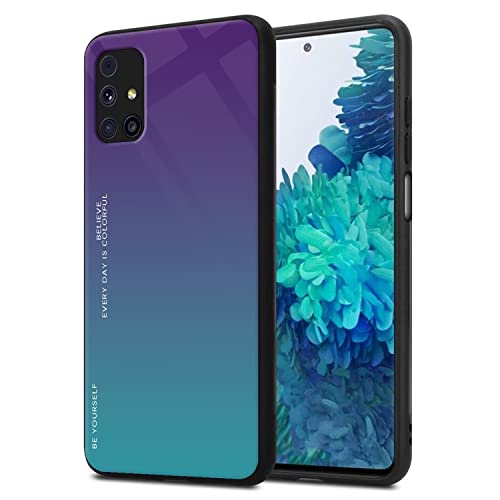 RankOne Custodia con Glitter Sfumati per Samsung Galaxy M31s (6.5' Inches), Cover Protettiva per Telefono Sottile e Sottile - 3