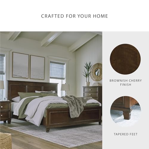 Image of Signature Design by Ashley King Panel Bed Frame with Headboard, Danabrin