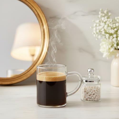 JUVITUS Set 2 Tazas de Vidrio Borosilicato 12 oz miniatura 7