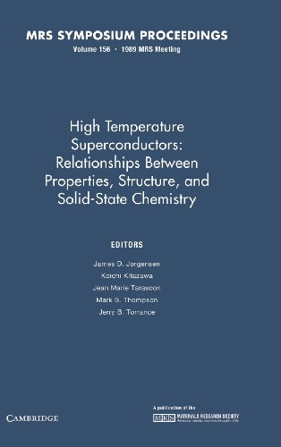 High Temperature Superconductors: Volume 156: Relationships between Properties, Structure, and Solid State Chemistry...