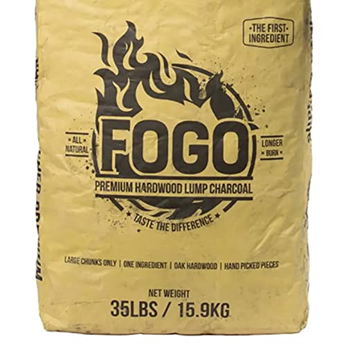 Fogo FHWC35LB 35-Pound All Natural Premium Hardwood Lump Charcoal Bag