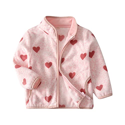 Camilife Kleinkind Kinder Jungen Mädchen Polarfleece Jacke mit Stehkragen...