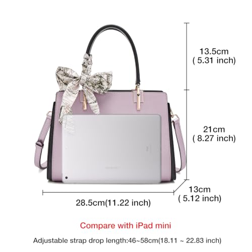 Image of FOXLOVER Medium Tote Bag for Women Designer Vintage Satchel Handbags Top-handle Purses