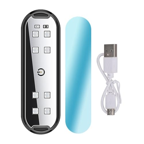 Luz De Bienvenida Del Coche, Luces De Advertencia Del Coche - Luz De Bienvenida Del Coche De Carga Rápida Con Sensor Inteligente - Larga Vida De La Batería, 7 Colores,