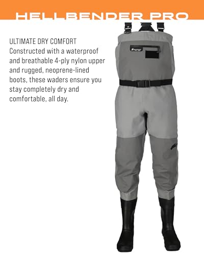 FROGG TOGGS Mens Hellbender Pro Bootfoot Fishing Chest Wader4